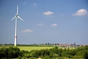 Electricity wind generator in northwest Germany