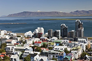 Images Dated 18th July 2010: Elevated view of Reykjavik, Iceland