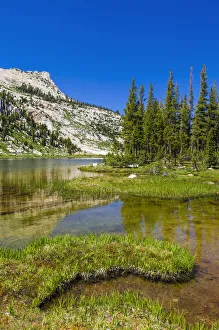 Sierra Prints: Elizabeth Lake under Unicorn Peak