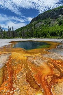 Geothermal Prints: Emerald Pool, Yellowstone National Park