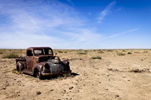 Nostalgia Prints: Endee, New Mexico, USA. Abandoned Route 66
