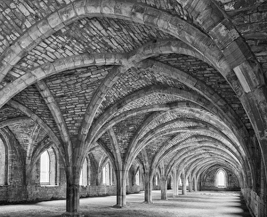 York Prints: England Fountains Abbey Yorkshire 2