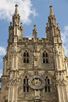 Images Dated 7th July 2009: England, Kent, Canterbury. Canterbury Cathedral. Medieval architecture of the South