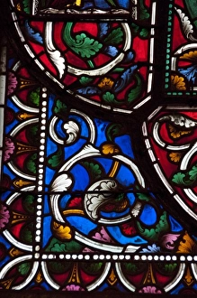 Images Dated 7th July 2009: England, Kent, Canterbury. Canterbury Cathedral. Medieval stained glass windows