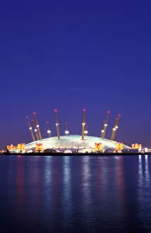 Images Dated 27th July 2006: England, London, Millennium Dome at dusk