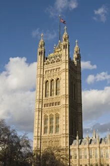 Images Dated 15th January 2007: ENGLAND, London: Westminster, Houses of Parliament / Victoria Tower