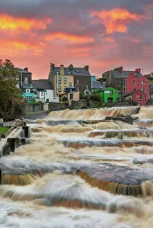 Ennistymon Falls on the Cullenagh River in Ennistymon, Ireland