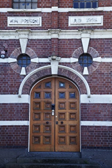 Dunedin Prints: Entrance to old Dunedin Prison (1896), Dunedin, South Island, New Zealand