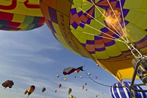 Inflate Prints: Envelope inflation at the Albuquerque Hot Air Balloon Fiesta, New Mexico