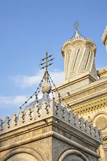 Byzantine Prints: Episcopal Cathedral of Curtea de Arges is one of the most important examples of religious