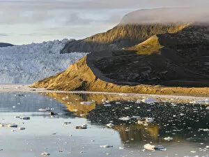 Eqip Glacier in Greenland, Danish Territory