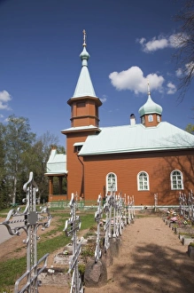 Images Dated 15th May 2010: Estonia, Northeastern Estonia, Kuremae, Russian Orthodox Puhtitsa Convent, b. 1895