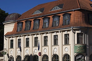 Images Dated 5th June 2010: Estonia, Southwestern Estonia, Parnu, Art-nouveau-Jugendstil style, Grand Cafe building