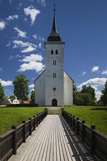 Images Dated 5th June 2010: Estonia, Southwestern Estonia, Viljandi, Castle Park, St. Johns Church