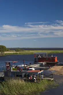 Baltic State Prints: Estonia, Southwestern Estonia, Vorts Jarv lake area, Vaibla, small harbor on Vorts