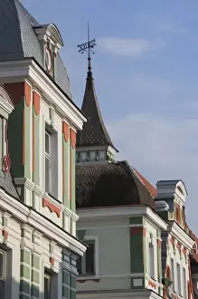 Baltic State Prints: Estonia, Tallinn, Old Town, Estonian Filmmakers Union building, Uus Street