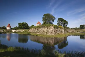 Estonia, Western Estonia Islands, Saaremaa Island, Kuressaare, Kuressaare Castle