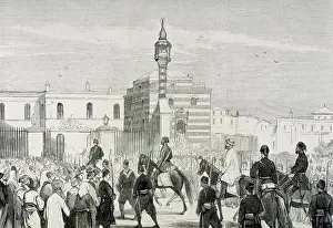 Istanbul Prints: Ethem Pasha (1851-1909). Commander of the Ottoman army that defeated Greeks in Thessaly
