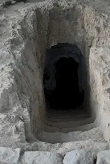 Hall Way Prints: Ethiopia: Axum, rock-hewn burial chamber (not in Stelae Field)