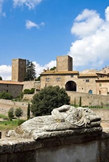 Images Dated 29th August 2009: Etruscan sarcophagus, Tuscania, Viterbo Province, Latium, Italy