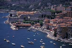 Mountainside Prints: EU, France, Cote D Azur, Villefranche