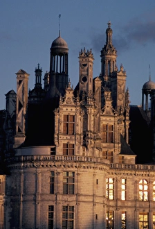 Loire Valley Prints: EU, France, Loire Valley, Chambord Chateau