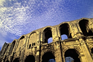 Images Dated 13th June 2011: EU, France, Provence, Bouches-du-Rhone, Arles. Roman amphitheatre (Arenes) built
