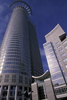 EU, Germany, Frankfurt. DZ Bank Building