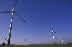 Images Dated 7th October 2004: EU, Germany, near Hamburg. Windmills