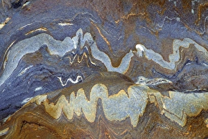 Images Dated 24th March 2005: EU, Switzerland, Ticino River rock intrusions, Val Verzasca