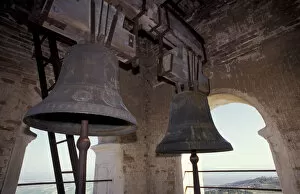 Images Dated 23rd September 2004: Europe, Albania, Ardenice. Monastery bells