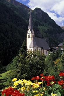 Europe, Austria. Church of Heilegenblut