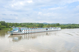 Riverboat Prints: Europe, Austria, Danube River, Wachau Valley, Princess Catherine, riverboat