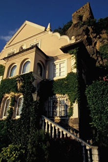 David Herbig Prints: Europe, Austria, Durnstein, ivy-covered building