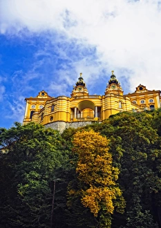 Europe, Austria, Melk. The 1, 000 year old Melk Abbey, one of Austrias grand treasures