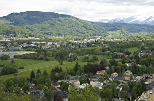Images Dated 28th April 2009: Europe, Austria, Salzburg Stadt, Salzburg, view from Hohensalzburg Fortress