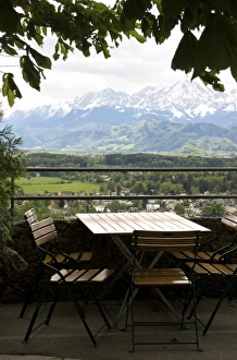 Images Dated 28th April 2009: Europe, Austria, Salzburg Stadt, Salzburg, view from Hohensalzburg Fortress