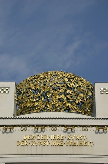 Gallery Prints: Europe, Austria, Vienna, dome of Vienna Secession