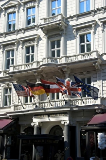 Images Dated 30th April 2009: Europe, Austria, Vienna, exterior of Hotel Sacher