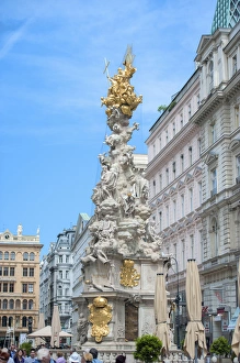 Europe, Austria, Vienna, plague column