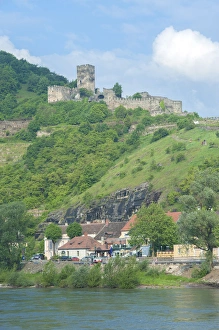 Austrian Prints: Europe, Austria, Wachau Valley, Danube RIver, Spitz