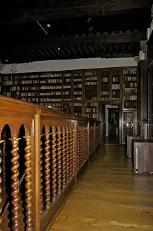 Library Prints: Europe, Belgium, Antwerp. The Great Library of a prominent family of Antwerp printers