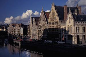 EUROPE, Belgium, Bruges Gent Guildhouses