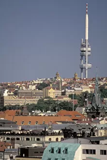 Images Dated 28th January 2004: Europe, Czech Republic, Cent. Bohemia, Prague (Praha) Prague TV tower