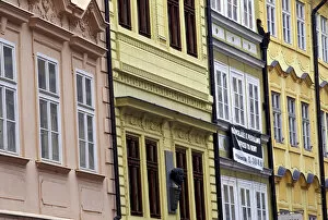 Images Dated 16th June 2004: Europe, Czech Republic, Prague Building facades in the Little Quarter