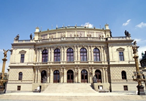 Europe, Czech Republic, Prague. Rudolfinum