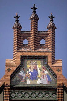 Europe, Czech Republic, South Moravia, Breclav Moravian house deta