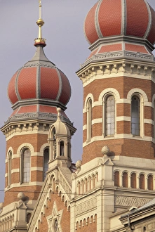 Europe, Czech Republic, West Bohemia, Plzen The Great Synagogue (b. 1892)