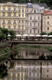 Europe, Czech Republic, West Bohemia, Karlovy Vary (Carlsbad) Grandhotel Pupp