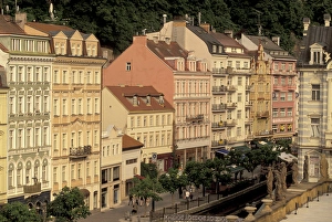 Europe, Czech Republic, West Bohemia, Karlovy Vary (Carlsbad) I. P. Pavlova St